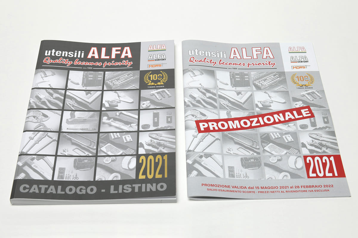 elaborazione fotografica, composizione grafica, stampa catalogo e promozionale